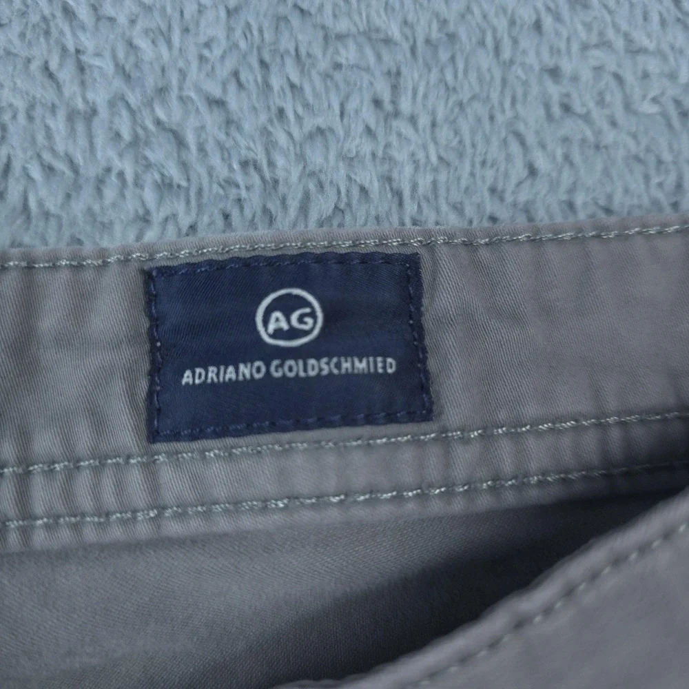 AG Adriano Goldschmied Everett Jeans Mens 32x31 Gray Straight Stretch Tag 33x32